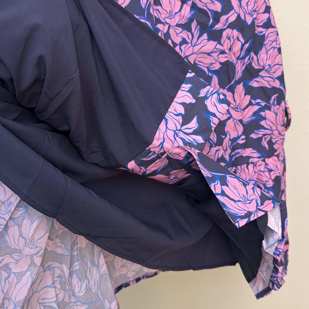 Hutch XL Peach mini dress navy purple in floral print - Picture 11 of 16